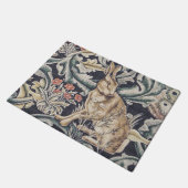 William Morris Forest Rabbit Bloemen Deurmat (Schuin)