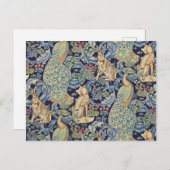 William Morris Forest Rabbit Briefkaart (Voorkant / Achterkant)
