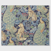 William Morris Forest Rabbit Cadeaupapier (Vlak)
