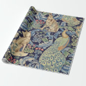 William Morris Forest Rabbit Cadeaupapier (Uitgerold)