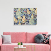 William Morris Forest Rabbit Canvas Afdruk (Insitu (Woonkamer))