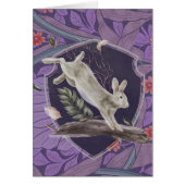 William Morris Forest Rabbit Floral Art Nouveau (Voorkant)