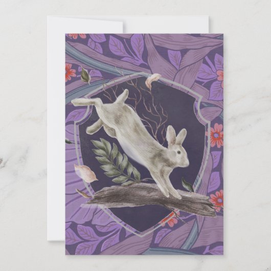 William Morris Forest Rabbit Floral Art Nouveau (Voorkant)