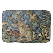 William Morris Forest Rabbit Floral Art Nouveau Badmat (Voorkant)