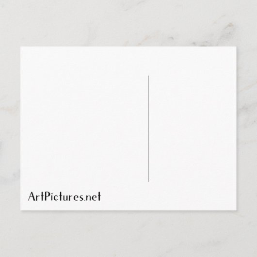 William Morris Forest Rabbit Floral Art Nouveau Briefkaart (Achterkant)