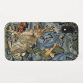 William Morris Forest Rabbit Floral Art Nouveau Case-Mate iPhone Case (Achterkant (horizontaal))