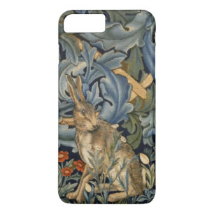 William Morris Forest Rabbit Floral Art Nouveau iPhone 8/7 Plus Hoesje