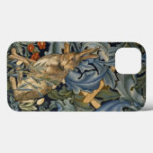 William Morris Forest Rabbit Floral Art Nouveau Case-Mate iPhone Case (Achterkant (horizontaal))