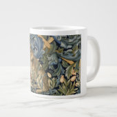 William Morris Forest Rabbit Floral Art Nouveau Grote Koffiekop (Voorkant rechts)