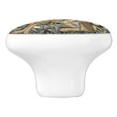 William Morris Forest Rabbit Floral Art Nouveau Keramische Knop (Zijkant)