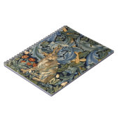 William Morris Forest Rabbit Floral Art Nouveau Notitieboek (Linkerzijde)