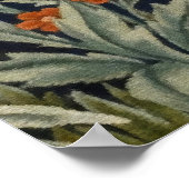 William Morris Forest Rabbit Floral Art Nouveau Poster (Hoek)