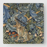 William Morris Forest Rabbit Floral Art Nouveau