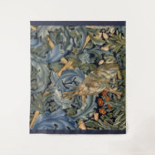 William Morris Forest Rabbit Floral Art Nouveau Wandkleed (Voorkant)