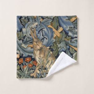 William Morris Forest Rabbit Floral Art Nouveau Washandje
