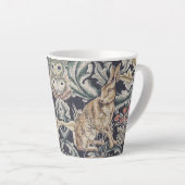 William Morris  Forest Rabbit Floral Latte Mok (Rechterhoek)
