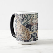 William Morris Forest Rabbit Floral Magische Mok (Voorkant links)