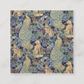 William Morris Forest Rabbit Vierkante Visitekaartje (Voorkant)