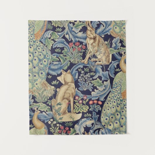 William Morris Forest Rabbit Wandkleed (Voorkant)