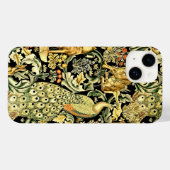William Morris Forest Tapestry Fox Hare Peacock Case-Mate iPhone Case (Achterkant (horizontaal))