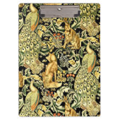 William Morris Forest Tapestry Fox Hare Peacock Klembord (Voorkant)