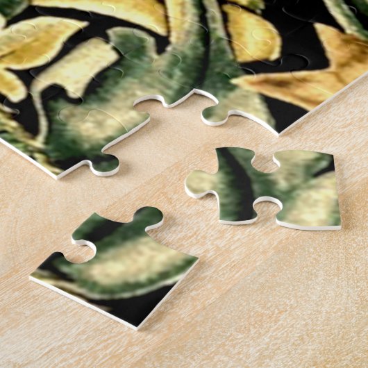 William Morris Forest Tapestry Fox Hare Peacock Legpuzzel (Zijkant)