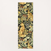 William Morris Forest Tapestry Fox Hare Peacock Yogamat (Voorkant)