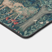 William Morris Forest Tapestry met Personalisatie Bureaumat (Hoek)