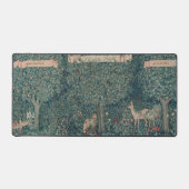 William Morris Forest Tapestry met Personalisatie Bureaumat (Voorkant)