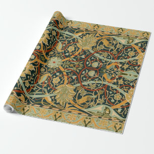 William Morris Forest Tapijt Patroon: Vintage Cadeaupapier