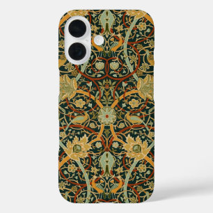 William Morris Forest Tapijt Patroon: Vintage iPhone 16 Hoesje