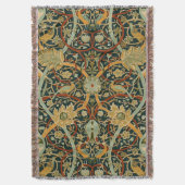 William Morris Forest Tapijt Patroon: Vintage Deken (Voorkant Verticaal)
