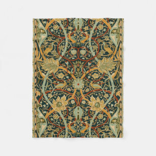William Morris Forest Tapijt Patroon: Vintage Fleece Deken