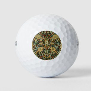 William Morris Forest Tapijt Patroon: Vintage Golfballen