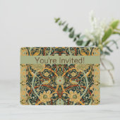 William Morris Forest Tapijt Patroon: Vintage Kaart (Staand voorkant)