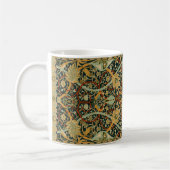 William Morris Forest Tapijt Patroon: Vintage Koffiemok (Links)