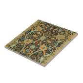 William Morris Forest Tapijt Patroon: Vintage Tegeltje (Zijkant)