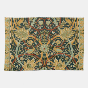 William Morris Forest Tapijt Patroon: Vintage Theedoek