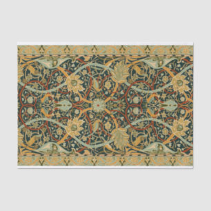 William Morris Forest Tapijt Patroon: Vintage Tissuepapier