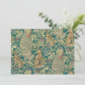 William Morris "Forest" Uitnodiging (Staand voorkant)