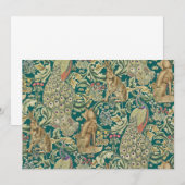 William Morris "Forest" Uitnodiging (Voorkant / Achterkant)