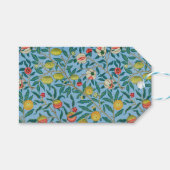 William Morris 'Four Fruits'-patroon Cadeaulabel (Voorkant (Horizontaal))