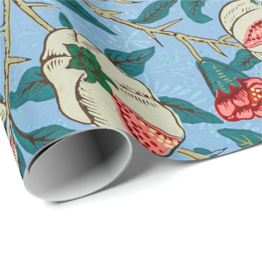  William Morris 'Four Fruits'-patroon Cadeaupapier (Rol Hoek)