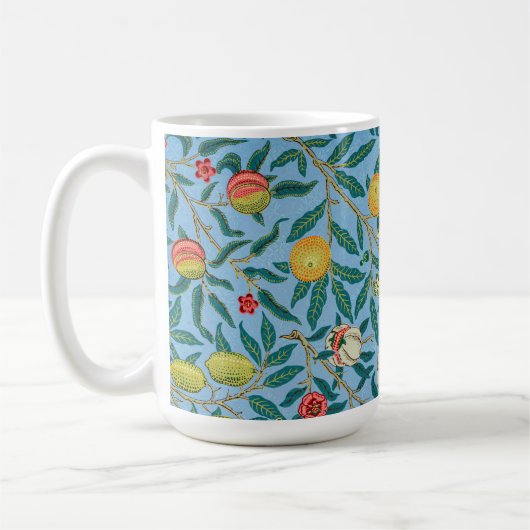  William Morris 'Four Fruits'-patroon Koffiemok (Links)