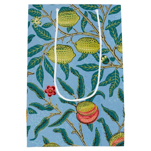  William Morris 'Four Fruits'-patroon Medium Cadeauzakje (Achterkant)