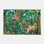 William Morris Fox en Pheasant Tapestry Print Deurmat (Voorkant)