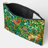 William Morris Fox en Pheasant Tapestry Print Etui (Open)