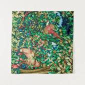 William Morris Fox en Pheasant Tapestry Print Wandkleed (Voorkant (horizontaal))