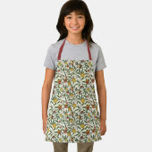 William Morris  Fruit geel rood groen Schort