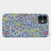 William Morris Fruit Granaat Blauwe Versiering Case-Mate iPhone Case (Achterkant (horizontaal))